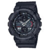 Casio G-Shock GA-140-1A1 black resin band color analog digital multifunction wrold time men's sport watch