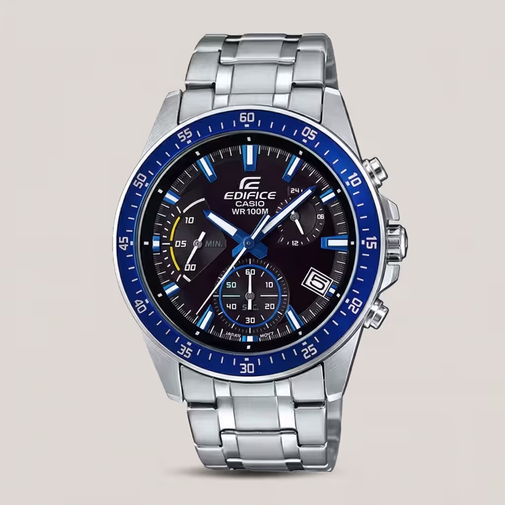 Casio Edifice EFV-540D-1A2V Black Dial Chronograph Watch