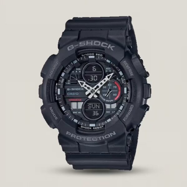 Casio G-Shock men's black analog-digital watch with shock-resistant design, multi-display dial and 200M water resistance
