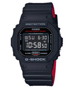 Casio G-Shock DW-5600HR-1 black resin band casual sports watch for gent's