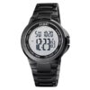 skmei-1712-black stainless steel digital dial men's sports watch