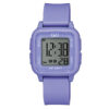 Q&Q-G02A-005VY purple resin band digital square dial ladies wrist watch