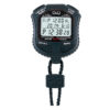 Q&Q HS45J001 digital sports stopwatch in black resin case