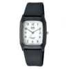 Q&Q VP48J001Y black resin band white numeric dial men's analog watch