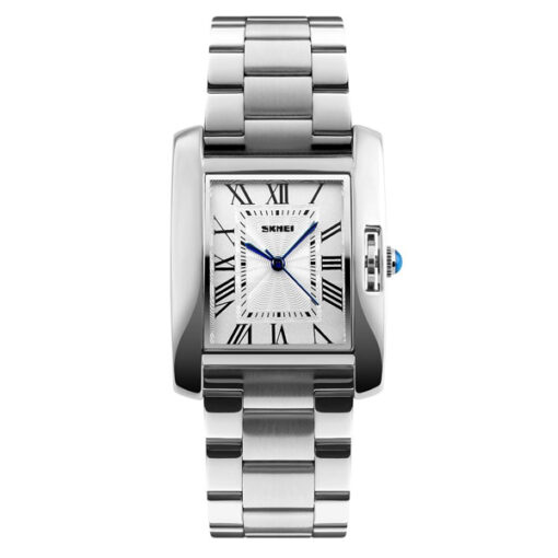 Skmei-1284 silver stainless steel roman dial ladies hand watch