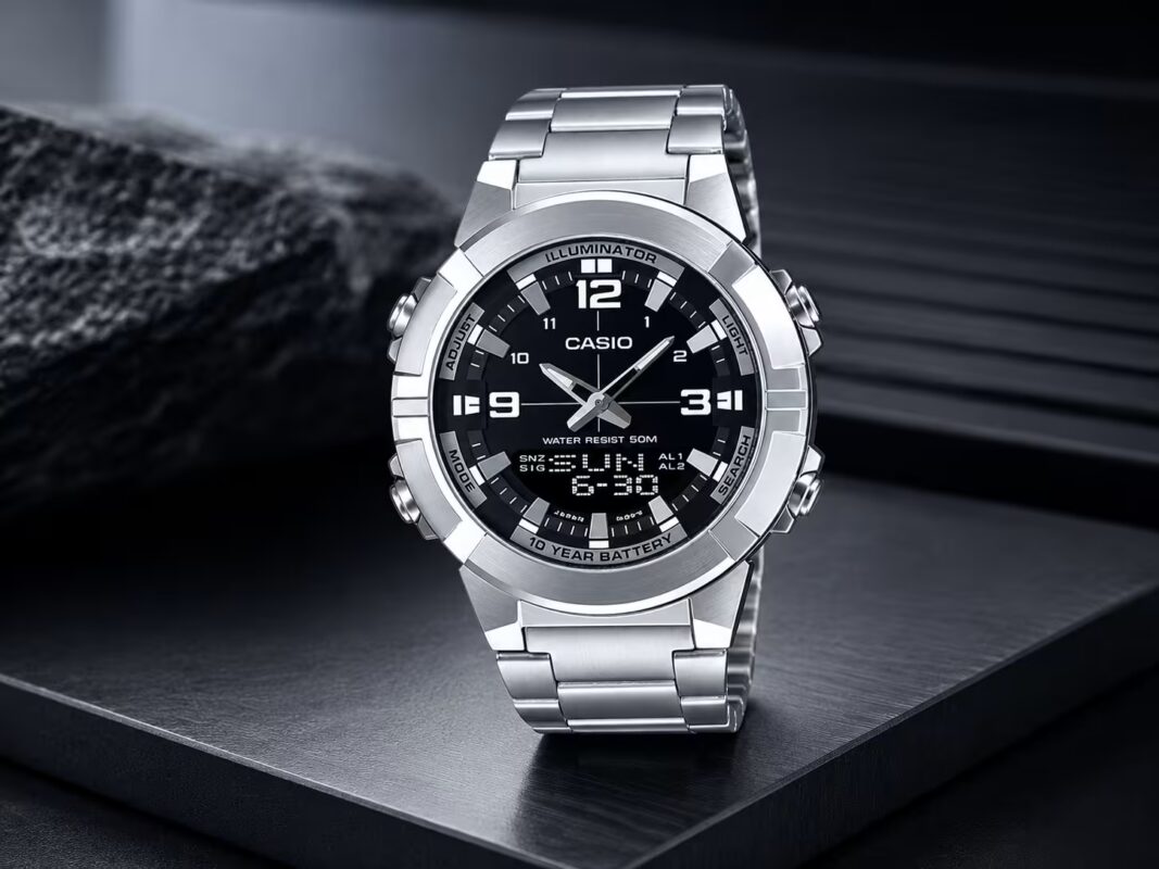 Casio AMW analog digital wrist watches