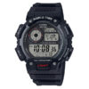 Casio AE-1400WH-1AV black resin band digital dial world time feature men's sports watch