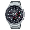 Casio Edifice EFV-C110D-1A4V silver stainless steel & black analog digital dial men's dress watch
