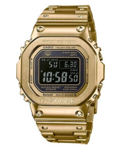 Casio G-Shock GMW-B5000GD-4DR golden stainless steel chain square shape digital dial men's gift watch
