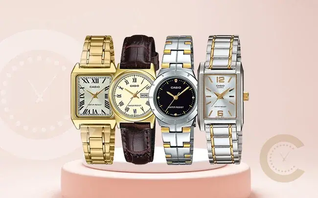 Casio original ladies wrist watches category banner