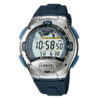 Casio W-753-2AV blue resin band men's digital sports wrist watch