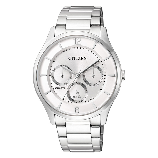 Citizen AG8351-86A Men's Silver Multi-Hand Dial Dress Watch