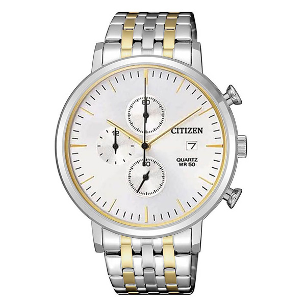 Citizen silver tone hot sale chronograph watch