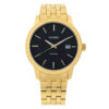 Citizen DZ0052-51E golden stainless steel chain black analog dial men's luxury gift watch