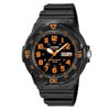 Casio MRW-200H-4B black resin band round numeric dial casual youth watch