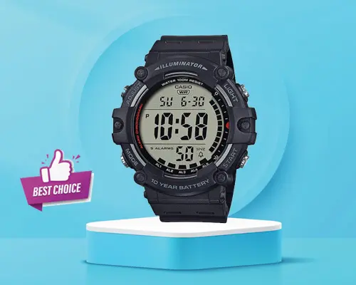 AE 1500WH 1A Casio New Black Resin strap digital wrist watch