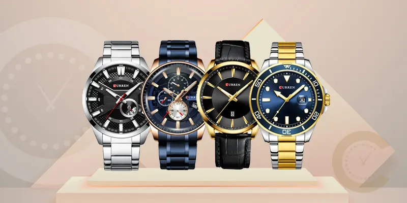 Curren men's wrist watches banner online