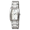 Casio ltp-1165A-7c2 silver stainless steel chain with analog square dial ladies dress watch