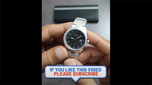 Casio LTP-1302D-1A1V silver stainless steel black analog dial ladies quartz watch video review