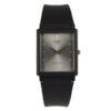Casio MQ-38-8A black resin band square grey dial men's hand watch