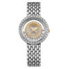Rhythm L1203S02 silver stainless steel & white analog dial ladies classical watch