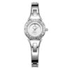 Rhythm L1301S01 silver stainless steel & silver analog dial ladies formal watch