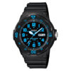 Casio MRW-200H-2B black resin band & numeric dial youth classical watch