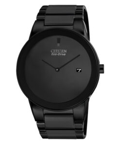 Citizen AU1065-58E men's full black eco-drive men's analog luxury watch