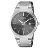 Citizen BI5060-51H silver stainless steel chain black analog dial men's wrist watch