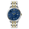 Citizen DZ0034-53L two tone stainless steel chain blue analog dial men's stylish watch