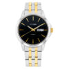 Citizen DZ5004-57E two tone stainless steel chain black analog dial men's gift watch