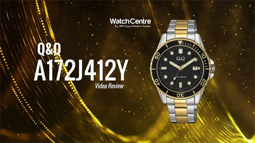Q&Q Men's Rolex Style Analog Two Tone Gift Watch Review