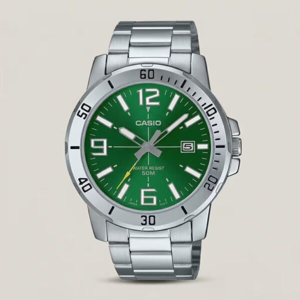 casio-mtp-vd01d-3bv-mens-green-dial-stainless-steel-watch-pakistan