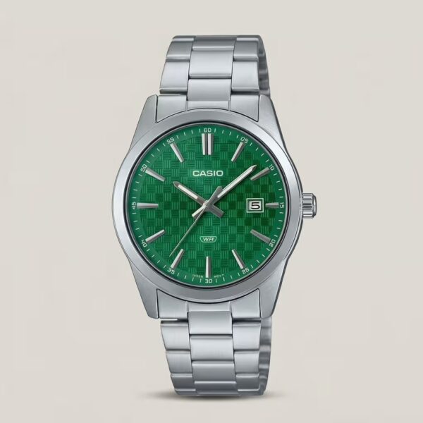 casio-MTP-VD03D-3A1-classic-green-analog-dial-silver-chain-mens-dress-gift-watch