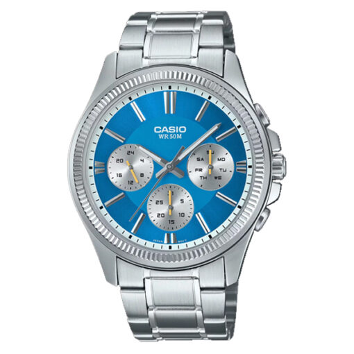 Casio MTP-1375D-2A2 men's blue dial dress watch