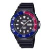 Casio MRW-230H-1E2V men’s analog watch with red and blue bezel, 100m water resistant – WatchCentre.PK