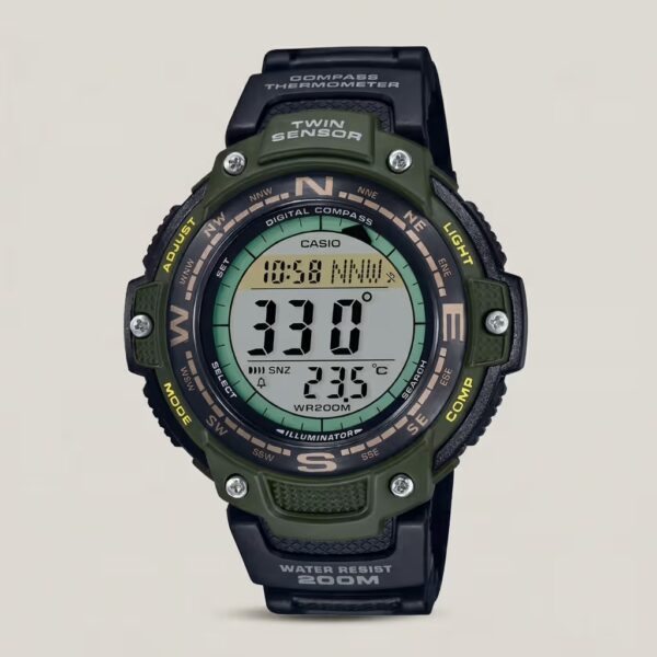 SGW 100 3AV Casio twin sensor digital wrist watch