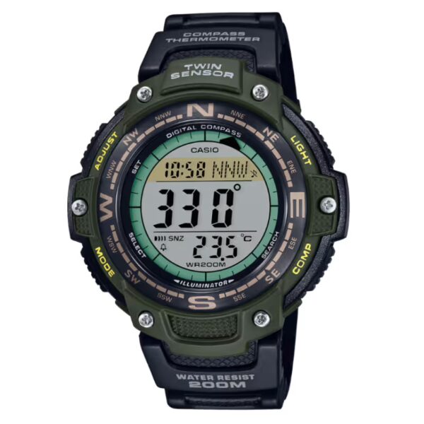 SGW 100 3AV Casio twin sensor digital wrist watch
