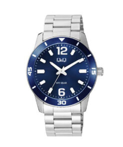 Q&Q Q85B-004PY Mens Analog Blue Dial Gift Watch