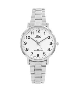 Q&Q QZ01J204Y-white-numaric-dial-round-dial-female-wrist-watch