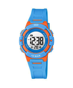 Q&Q G32A-001VY-blueband-female-digital-wrist-watch