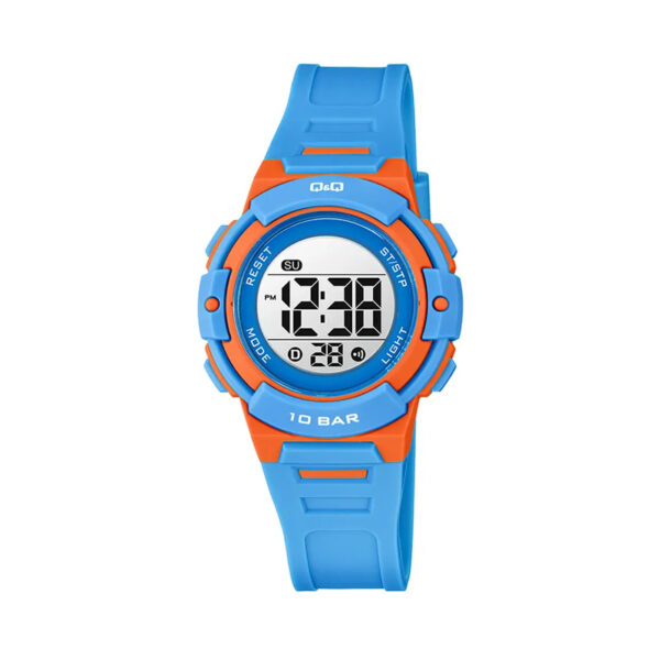 Q&Q G32A-001VY-blueband-female-digital-wrist-watch