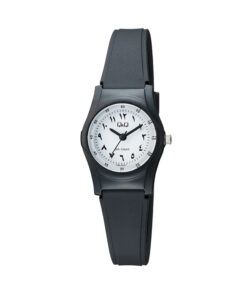 Q&Q-V46A-002VY-white-arabic-analog-dial-black-resin-band-women-casual-wear-wrist-watch