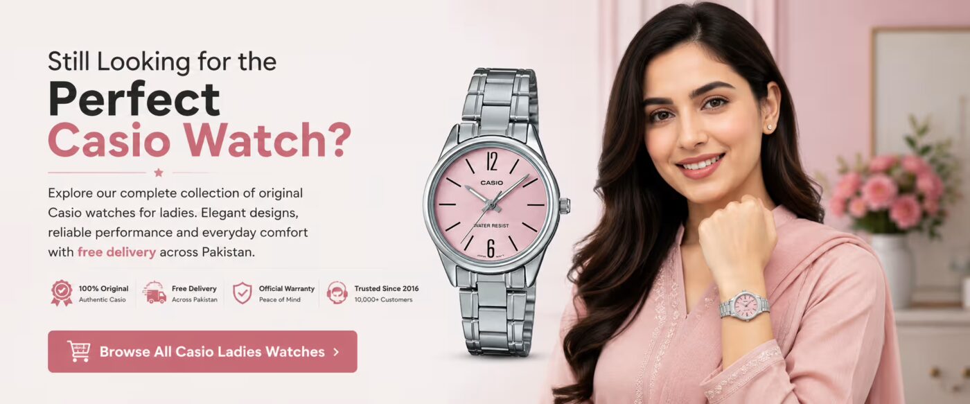Need a Perfect Casio Ladies Watch Banner