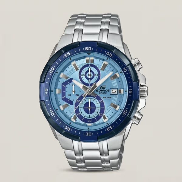 Casio Edifice EFR-539DE-2AV Chronograph Men's Watch Blue Dial Stainless Steel | Original Edifice Pakistan