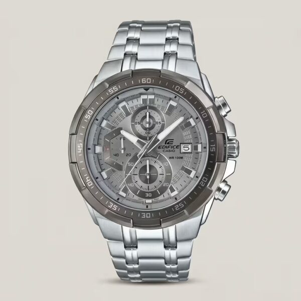 Casio Edifice EFR-539DE-8AV Chronograph Men's Watch Gray Dial Stainless Steel | Original Edifice Pakistan