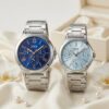Casio Royal Blue Premium Couple Watch Set | Luxury Wedding & Anniversary Gift Watches
