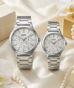 Casio Premium Multi-Dial Couple Watch Set | Luxury Anniversary Gift Watches for Couples