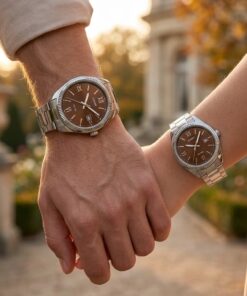 Luxury Brown Dial Casio Couple Watches Pakistan