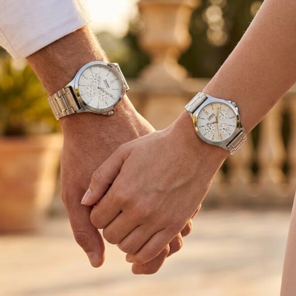 Alternative view of Original Casio Luxury Anniversary Gift Watch Set for Couples